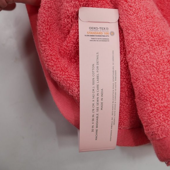 kate spade Bath Kate Spade Set Of 4 Bath Towels Coral Red Nwt